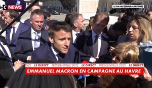 Emmanuel Macron : «Mon défi, c’est de convaincre tous nos compatriotes d’aller voter pour le projet que je porte»