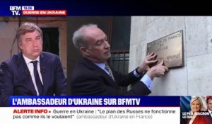 L'ambassadeur d'Ukraine en France rend hommage à son homologue français