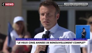 Emmanuel Macron: «Ne sifflez pas l’extrême droite, battez-la le 24 avril»