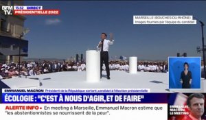 Meeting d'Emmanuel Macron à Marseille: "L'extrême-droite représente un danger pour notre pays"
