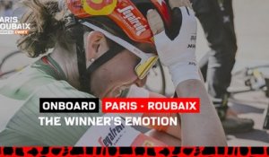 #ParisRoubaixFemmes 2022 - The Winner’s emotion