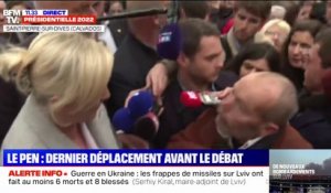 Marine Le Pen espère que le débat ne sera pas "une succession d'invectives, de fake news, d'outrances"