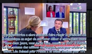 Anne-Sophie Lapix recalée par Emmanuel Macron - Il dément formellement et s'en prend à Marine Le Pen