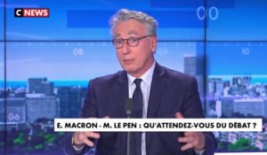 Vincent Hervouët : «Emmanuel Macron et Marine Le Pen sont deux gladiateurs dans l’arène, ils ont la particularité d’être détestés par une bonne partie de l’auditoire»