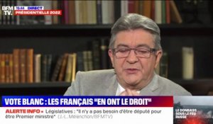 "S'il avait voté pour moi, il aurait contribué à éliminer Mme Le Pen": Jean-Luc Mélenchon répond à Robert Badinter