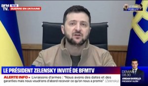Volodymyr Zelensky: "Officiellement, l'Ukraine continue de parler à la Russie"