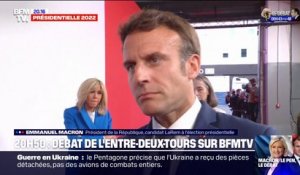Emmanuel Macron se dit "concentré et prêt" avant son débat face à Marine Le Pen
