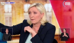 Marine Le Pen répond à Emmanuel Macron: "Je ne suis absolument pas climatosceptique, mais vous vous êtes un peu climatohypocrite"