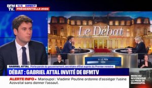 Gabriel Attal: "Emmanuel Macron est beaucoup plus proche des électeurs de Jean-Luc Mélenchon que Marine Le Pen"