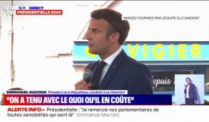 Emmanuel Macron: "Nous poursuivrons l'investissement massif dans le ferroviaire"