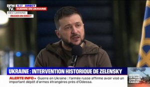 Volodymyr Zelensky: "Cette guerre n'est pas seulement en Ukraine, c'est une guerre mondiale"