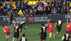 TOP 14 - Essai de Levani BOTIA (SR) - Stade Rochelais - USA Perpignan - Saison 2021/2022