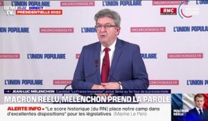 Jean-Luc Mélenchon: "Emmanuel Macron est le plus mal élu de la Vème république"