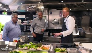 Les chefs vous mettent à table - Lieu jaune et coquillages ?