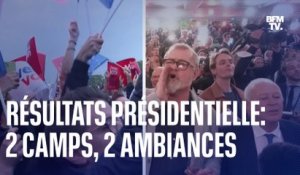 Réélection d'Emmanuel Macron: l'ambiance dans les deux camps à l'annonce des résultats