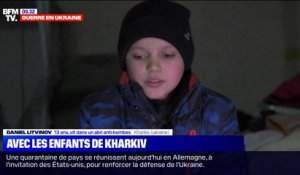 Guerre en Ukraine: des enfants de Kharkiv témoignent