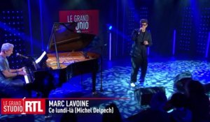 Marc Lavoine interprète "Ce lundi-là" dans "Le Grand Studio RTL"
