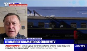 "Il n'y a pas eu de victime depuis deux semaines", affirme le maire de Kramatorsk