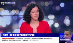 Manon Aubry, sur l'accord LFI-PS pour les législatives: "Laissez-nous le temps de discuter"