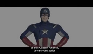 Spider-Man : Homecoming (2017) - Scène post-crédits "Captain America films a public service announcement" (VOST)