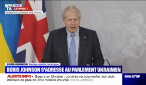 Boris Johnson, Premier ministre britannique : "L'Ukraine vaincra, l'Ukraine sera libre"