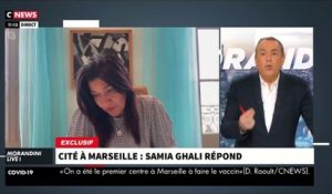 Le ton monte en direct dans "Morandini Live" entre Samia Ghali, maire-adjointe de Marseille, et une habitante de la cité Kallisté: "Vous venez que quand vous êtes en campagne ! On est pire que les favelas !" - VIDEO