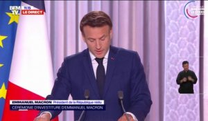 Emmanuel Macron: "C'est dans les temps les plus difficiles que la France révèle le meilleur d'elle-même"