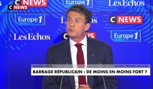 Manuel Valls: «Emmanuel Macron est le seul élu directement par tout le peuple. Ce n’est ni Marine Le Pen, ni Jean-Luc Mélenchon»