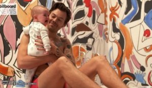 Harry Styles Had the Cutest Moment With a Baby Behind the Scenes of the ‘As It Was’ Music Video | Billboard News