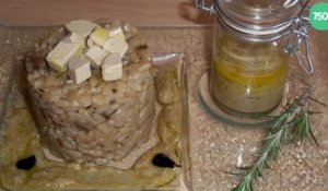 Risotto aux cèpes sauce au foie gras