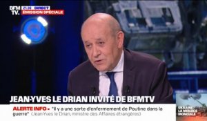 Remaniement: Jean-Yves Le Drian déclare être "complètement mobilisé par [sa] tâche"