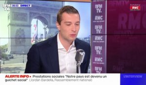 "Elle a 22 ans, c'est sa première télé": Jordan Bardella revient sur le cafouillage en direct d'une jeune candidate RN