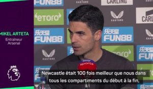 37e j. - Arteta : “Newcastle était 100 fois meilleur que nous”