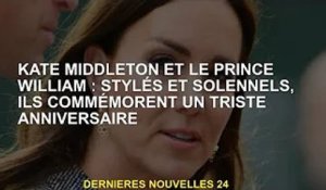 Kate Middleton et le prince William : Elégants et solennels, ils célèbrent un triste anniversaire