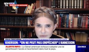 Ioulia Timochenko: "La tactique de Poutine a changé mais pas son but: prendre de force le territoire ukrainien"