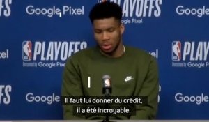 Bucks - Giannis : "Tatum a été incroyable"