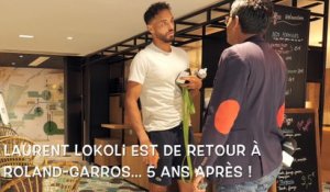 Roland-Garros 2022 - Laurent Lokoli, de retour à Roland-Garros, 5 ans après : "C'est une renaissance"