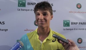 Roland-Garros 2022 - Gabriel Debru : "C'est incroyable d'avoir gagné un match pour ma première participation à Roland-Garros"