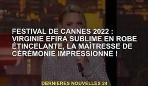 Festival de Cannes 2022 : Virginie Efira impressionne dans une robe scintillante !