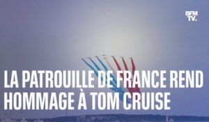 Festival de Cannes: l'hommage de la Patrouille de France à Tom Cruise