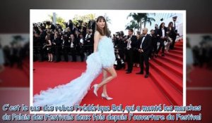 Festival de Cannes 2022 - Frédérique Bel fait sensation dans une sublime robe fendue (1)