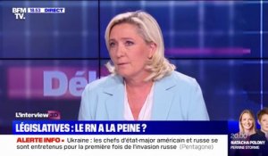Nouveau gouvernement: pour Marine Le Pen (@MLP_officiel), "il est inadmissible qu'il ne se passe rien compte tenu de la situation"