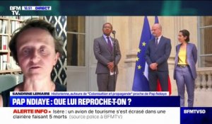 Sandrine Lemaire: "Pap Ndiaye symbolise la France et ça dérange à cause de certains codes couleurs racialistes"