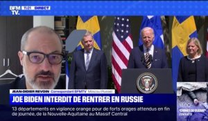 Joe Biden interdit d'entrée en Russie