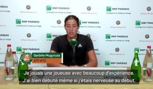 Roland-Garros - Muguruza : "Je n'ai pas plié le match"