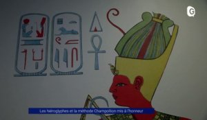 Reportage - Les hiéroglyphes et la méthode Chapollion mis à l'honneur