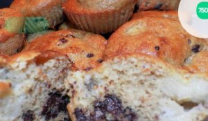 Muffins choco-noisette-banane