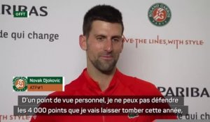 Wimbledon - Djokovic : "Quand une erreur est commise, il doit y avoir des conséquences"