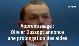 Apprentissage : Olivier Dussopt annonce une prolongation des aides