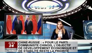 Chine et Russie : "Pour le Parti communiste chinois, les objectifs de développement économique et de